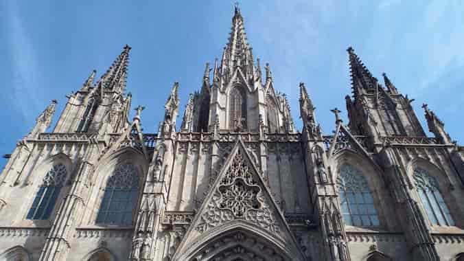 catedral de la sagrada familia en Barcelona, España