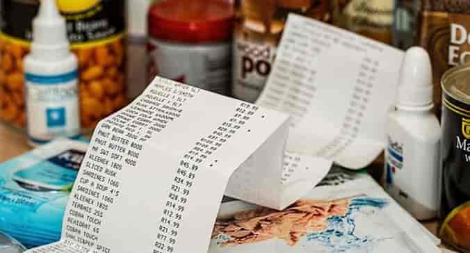 recibo de pago de compras